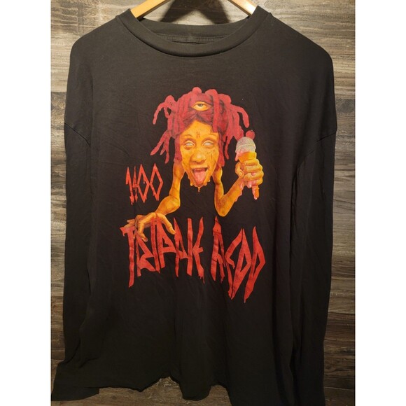 Trippie Redd Other - Trippie Redd Shirt Mens Xl Long Sleeve Black 1400 Lifes A Trip Rap Tee